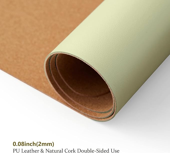 Cork Desk Mat - Dual-Sided Desk Pad - Image 3