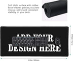 OHORTEB Custom Mouse Pad with Photo, Personalized Image Text Laptop Desk Mat - Image 2