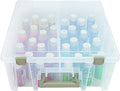 artbin super satchel double deep, 8-compartment craft box, main product view