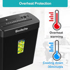 Woolsche Paper Shredder, 10-Sheet Cross Cut - Image 6