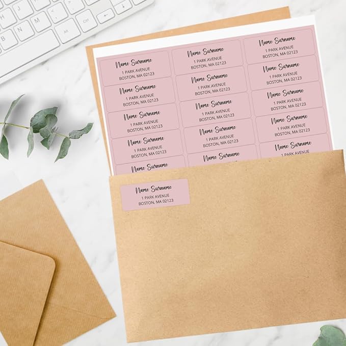 Dotty about Paper Personalized Blush Pink Colorblock - Image 2