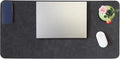 Huicon Faux Leather Desk Mat, 31.5"x15.7" Non-Slip PU Leather Desk Pad by Unknown