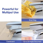 Stapler Heavy Duty with 1000 Staples and Staples Remover Set 20 Sheets Desktop - Image 5