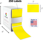 ChromaLabel 2 x 3 inch Permanent Color Code Rectangle Labels, 250 Labels per - Image 2