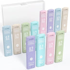 Four Candies 0.7mm Lead Refills in Case, 12 Tubes of 0.7 Lead, 60 Pieces per by FourCandies