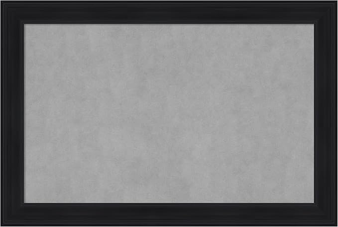 Amanti Art Black Framed Magnetic Board 25x37 Large Vision Board by AmantiArt