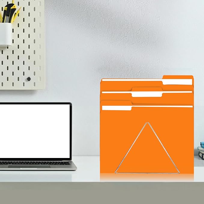 File Folder, RAZCC 100 Pack 1/3 Cut Tab File Folders Letter Size, Folders - Image 7