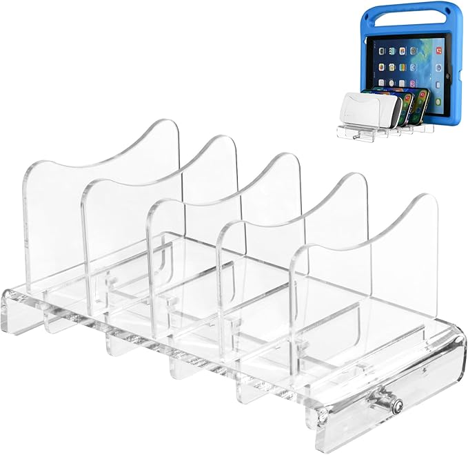 CaSZLUTION Acrylic Multi Device Organizer Stand Base by CaSZLUTION