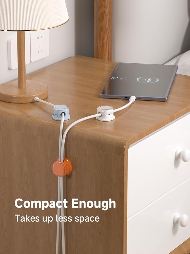 Magnetic Cable Clips, Adjustable Cord Holder Management, Adhesive Wire Keeper - Image 7