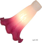 Bieye LS03S Lily Flower Blown Glass Lampshade - Image 2