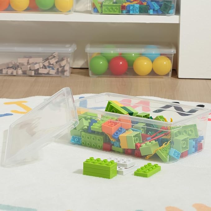 Naivees Shoe Storage Box Clear Plastic Stackable Storage box - Image 6