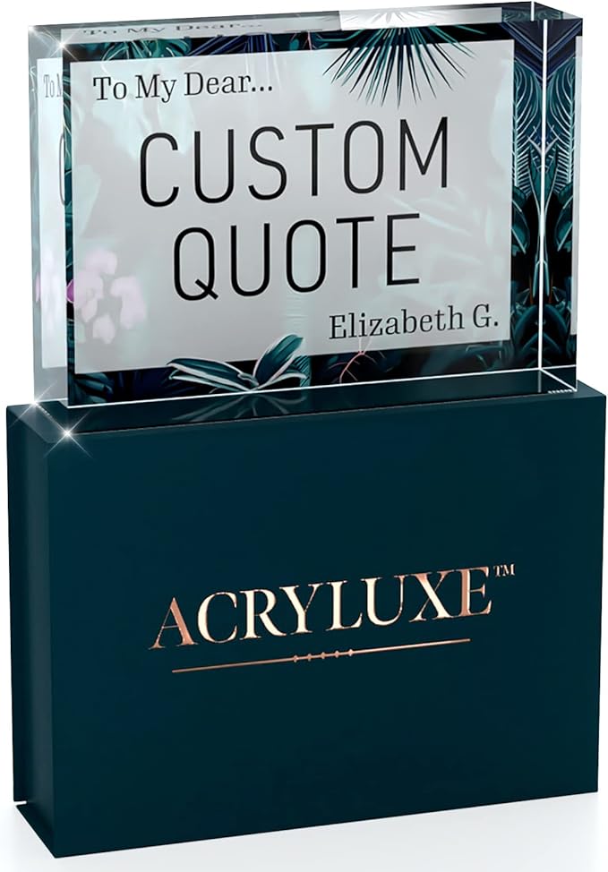 Custom Acrylic Sign Personalized, Custom Desk Name Plate, 18 Styles, by MySignCenter
