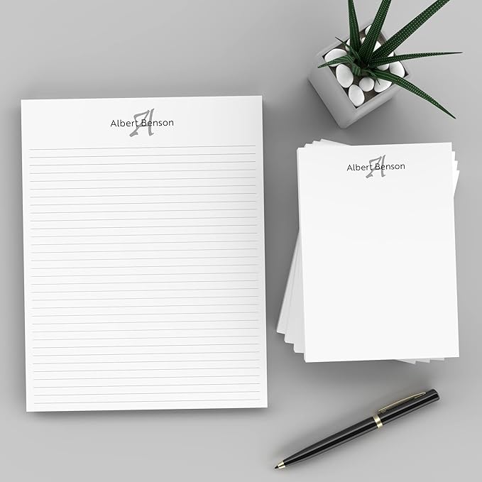 PrintPPS Personalized Monogram Notepads by PrintPPS