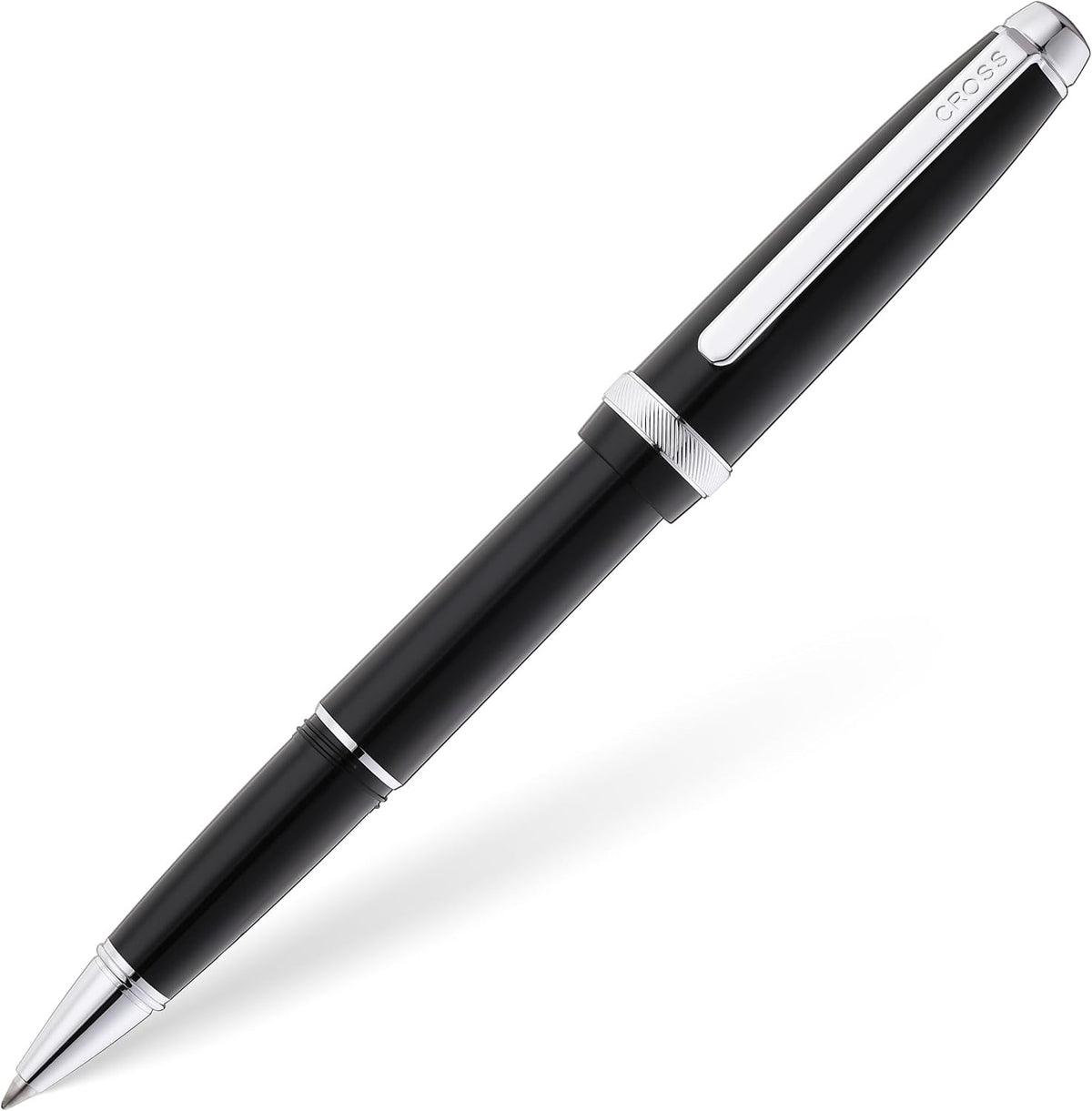 Cross Lume Obsidian Black Ballpoint Pen, Medium Point, Black Ink