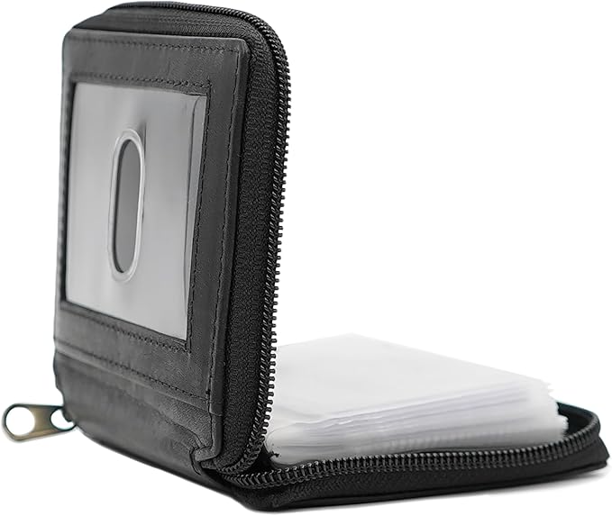 ag wallets Mens Zip Around Leather Wallet by AGWallets