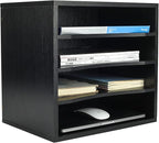 PAG Mail Sorter Organizer, Wood Countertop Literature Organizer, Office by PAG