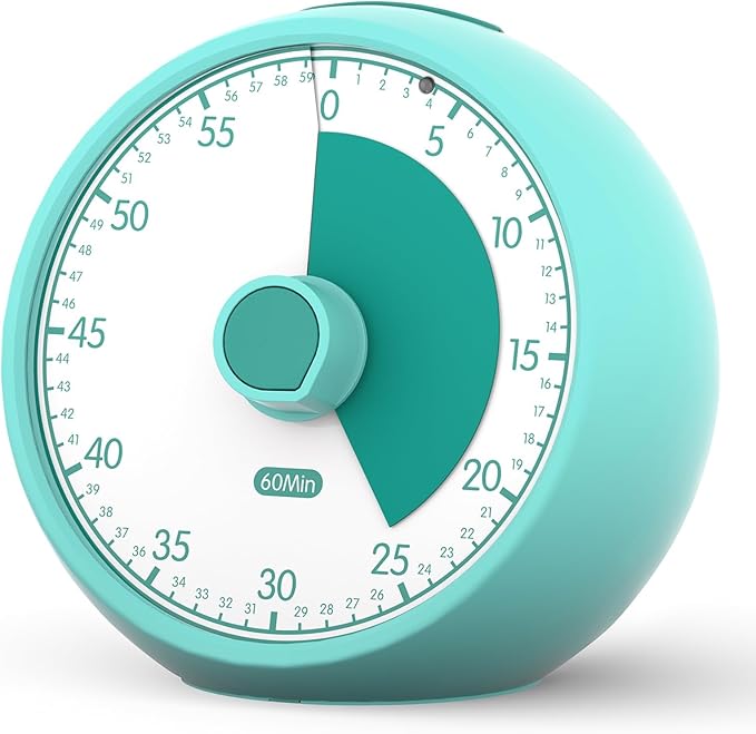 Visual Timer for Kids 60-Minute by Conchstar