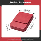 MIVLXLX Leather 6 Fountain Pen/Pencil Tray Case, Magnetic Closure - Image 2