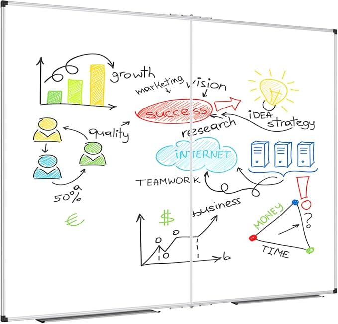 XBoard Dry Erase Board 60 x 48 Inch | Foldable Magnetic White Board - Image 5