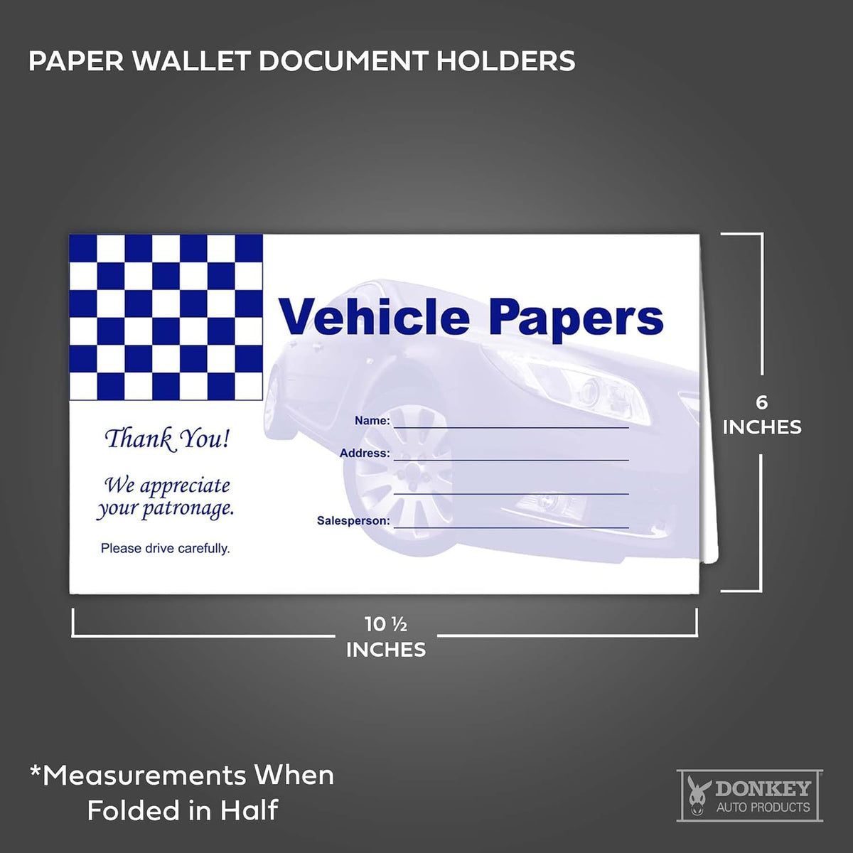 vehicle papers wallets - car document holders (50 shown in use