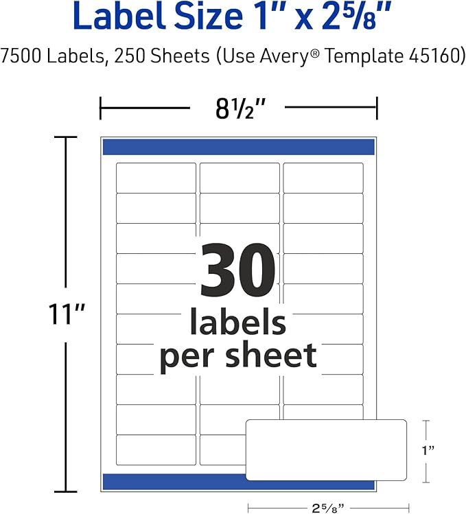 Avery Easy Peel Printable Address Labels - Image 7