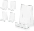 ZOEY Acrylic Book Stand with Ledge Clear Display Easels Plate by ZOEY