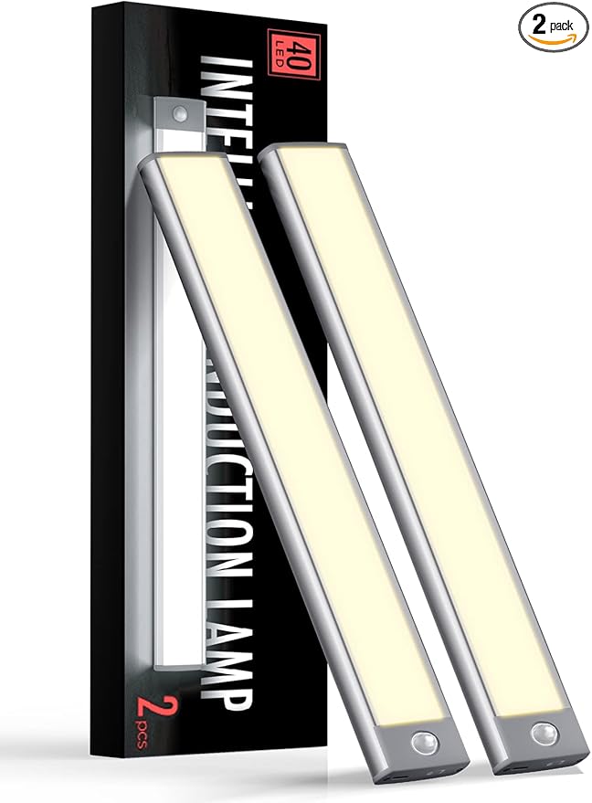Under Cabinet Lights, Rechargeable battery operated lighting, Wireless Motion by YIGER