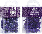 JAM PAPER Colorful Push Pins - Image 2