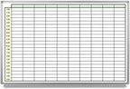 30 Minute Schedule with Color Whiteboard 48" x 36" by CreativeSafetySupply