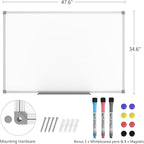 Lockways 48 x 36 Inch White Board 2 Pack | 4 x 3 Dry Erase Boards Magnetic - Image 2