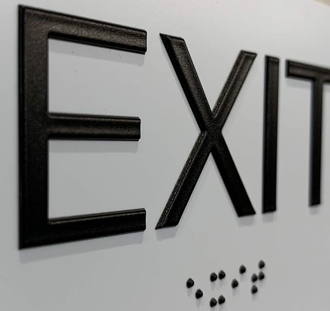 ADA Compliant Sign with Braille - Image 4