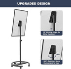 Mobile Whiteboard, 36” x 24” Magnetic Portable White Board on Wheels, Height - Image 3