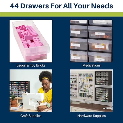 Akro-Mils 44-Drawer Plastic Drawer Storage Cabinet - Image 4