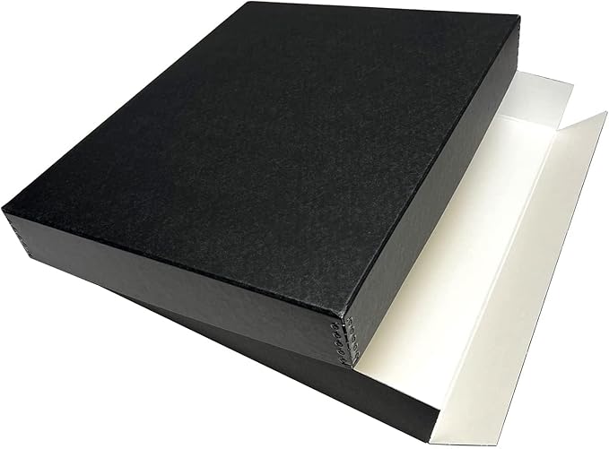 Lineco Museum Archival Storage Box, 16.75x20.75x3 in. Drop Front Design. - Image 7
