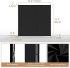C-Hopetree 1 Panel Room Divider, 6 Ft Tall Indoor Folding Privacy Screen - Image 4