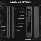 AMERTEER Wireless Presenter Remote – Presentation Clicker - Image 5