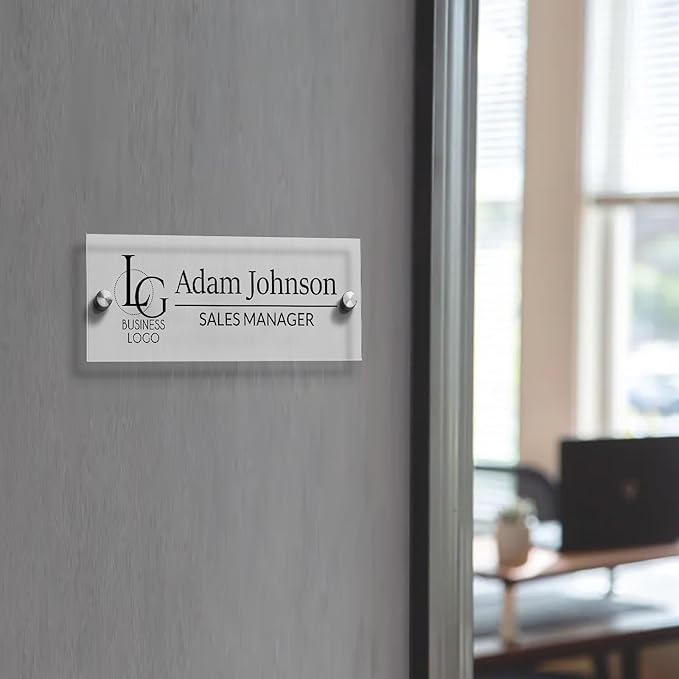 Custom Name Plates for Doors Personalized Wall Name Signs Office Workspace - Image 6