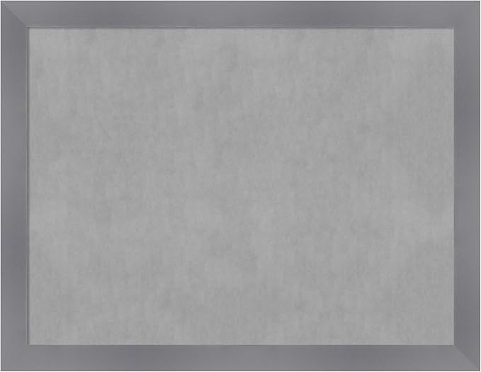 Amanti Art Grey Framed Magnetic Board 20x26 Medium Vision Board by AmantiArt