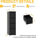 Reegangfa 4 Drawer File Cabinet - Image 3