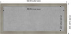 Amanti Art Grey Framed Magnetic Board 24x52 Oversize Vision Board - Image 2