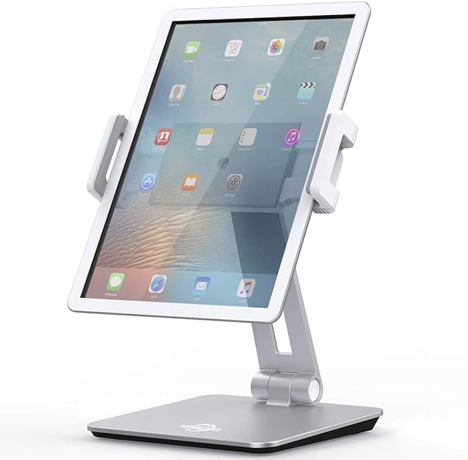 KABCON Tablet Stand Holder, Tightness Adjustable Multi-Angle Foldable Eye-Level by KABCON