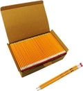 SKKSTATIONERY 200 Count Pre-sharpened #2 Pencils, HB Lead Bulk Box No. 2 by SKKSTATIONERY
