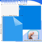 Teling 48 Pcs Clear Front Report Covers - Image 2