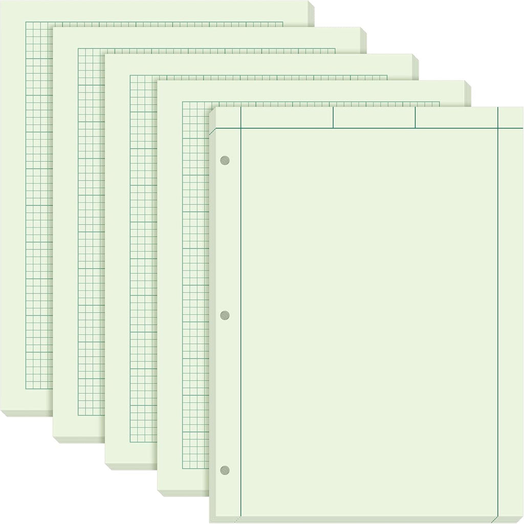 Seajan 5 Pcs Engineering Paper Notebook Engineering Computation Pad 8.5 x 11