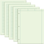 Seajan 5 Pcs Engineering Paper Notebook Engineering Computation Pad 8.5 x 11