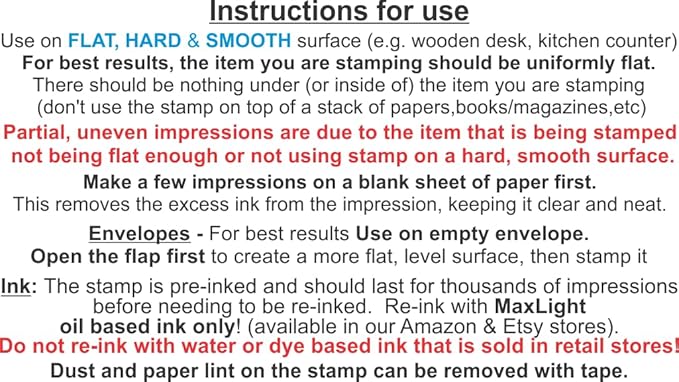 PrettySweetParty Self Inking Return Address Stamp - Image 9
