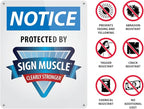 Custom OSHA Style Caution Sign 18" x 24" Plastic Sign, Customizable "Your Text - Image 5