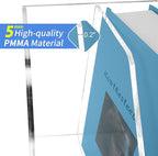 WYFHLPMMA Acrylic Paper Tray Stackable Letter Organizers, Desk A4 File Holder - Image 4