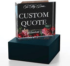 Personalized Gifts, Custom Quote Block Letter Board, Crystal-Clear Acrylic - Image 4