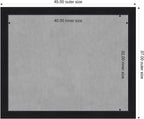 Amanti Art Black Framed Magnetic Board 37x45 X-Large Vision Board - Image 2